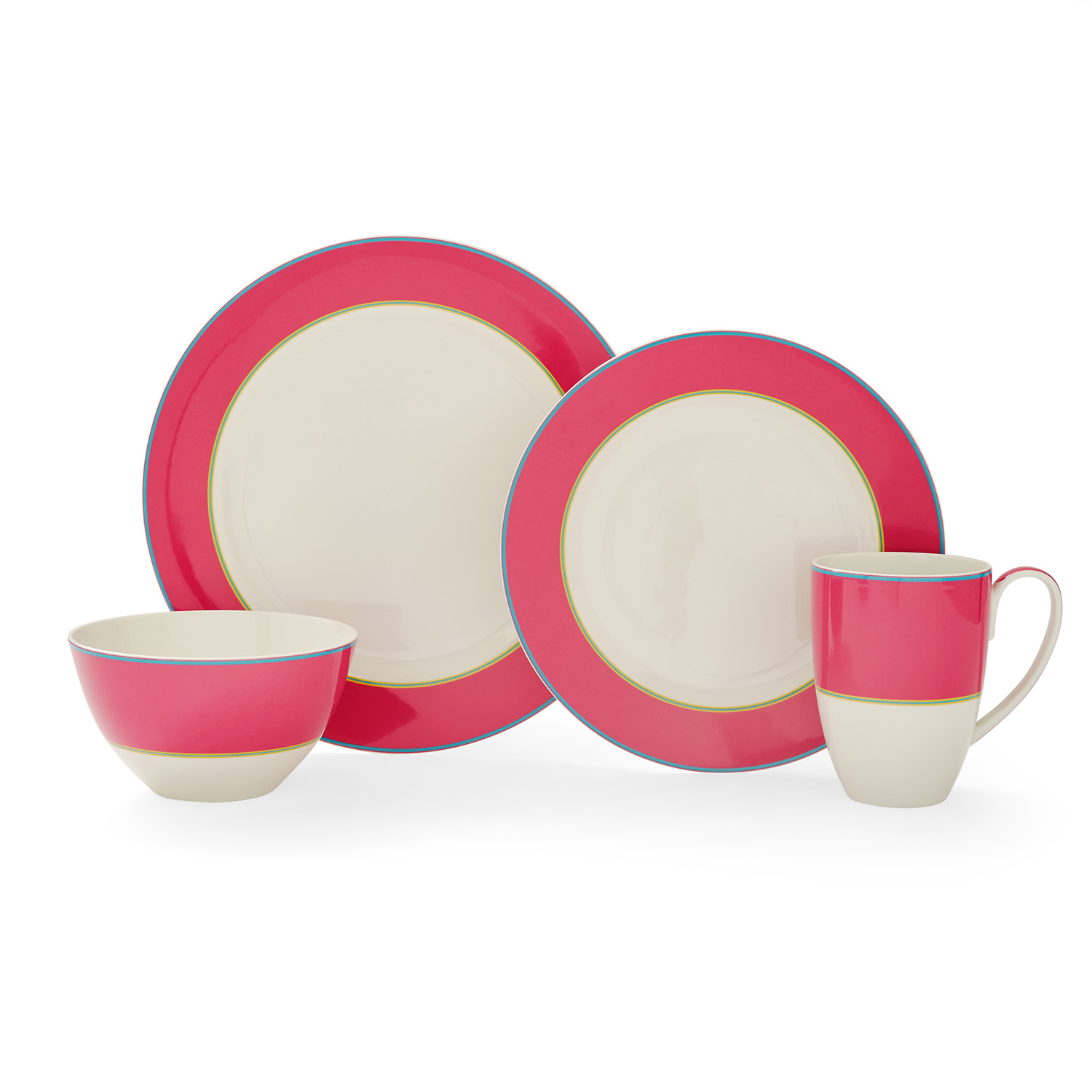 Calypso Pink 4 Piece Place Setting image number null